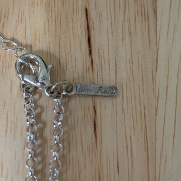 Three of Hearts Necklace Vantel Pearls Retired - Picture 4 of 7